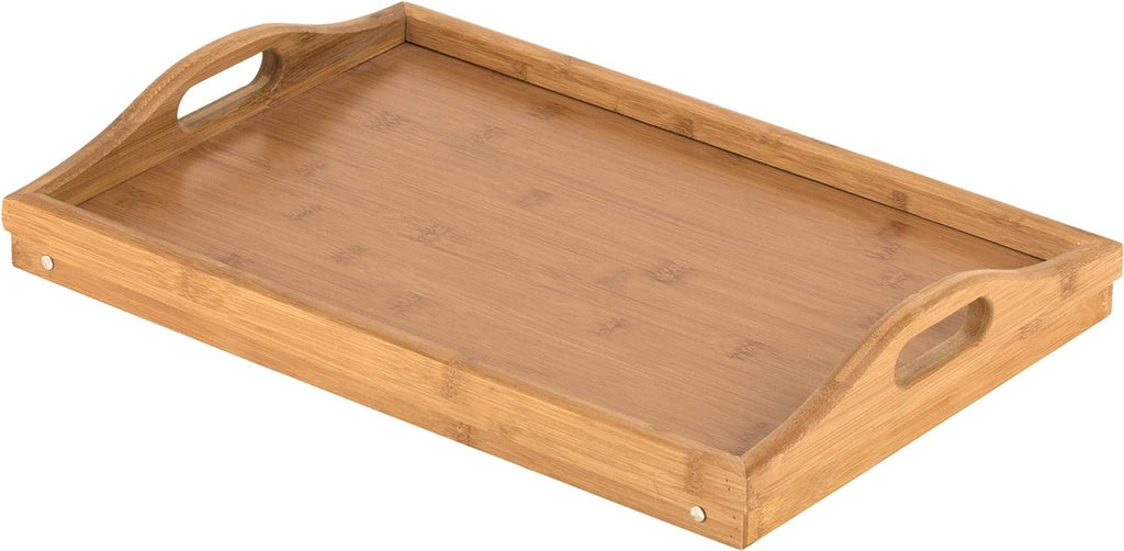 Bed Table Tray with Folding Legs - alternate angle