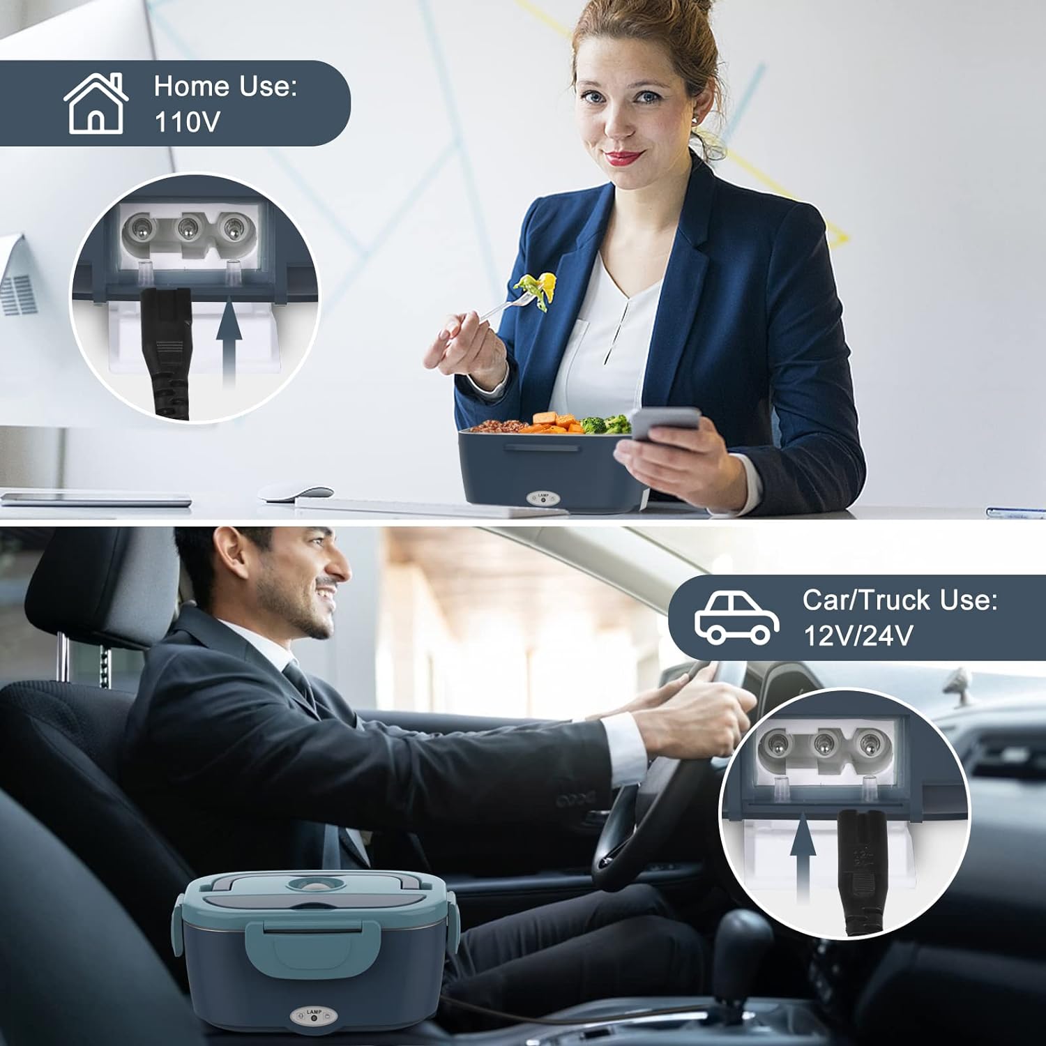 Electric Lunch Box - in use