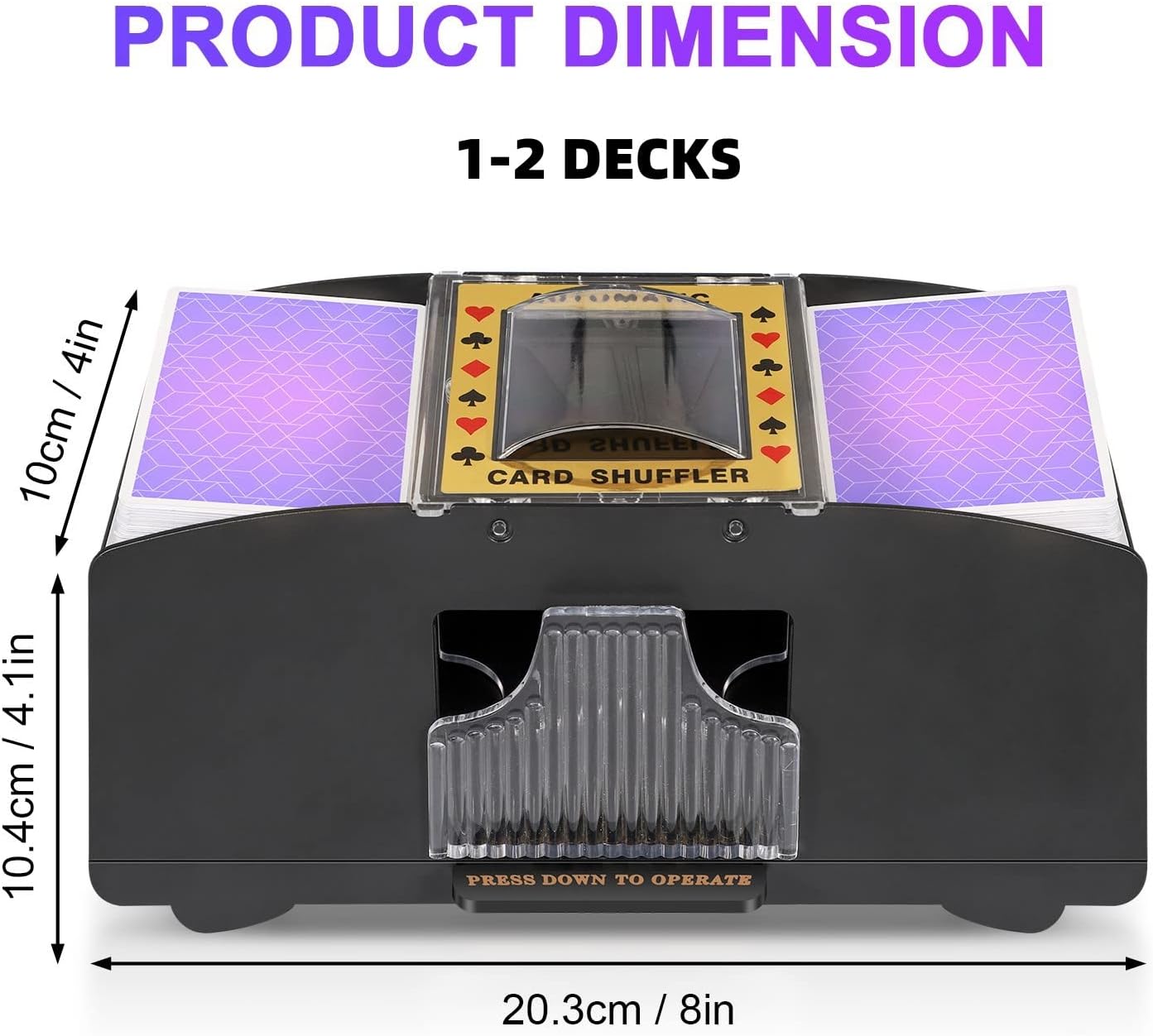 Automatic Card Shuffler - in use