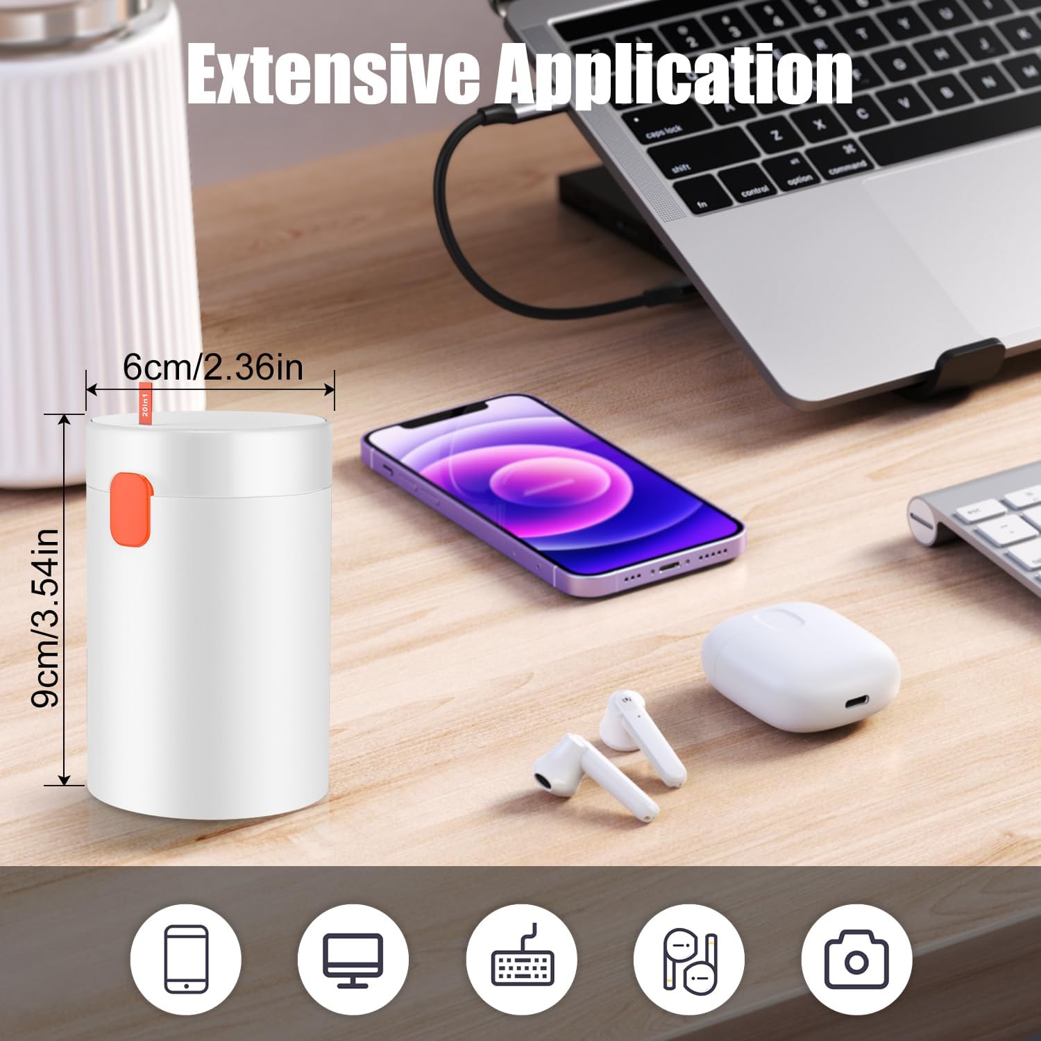 20-In-1 Keyboard Earbuds Cleaning Kit - detail