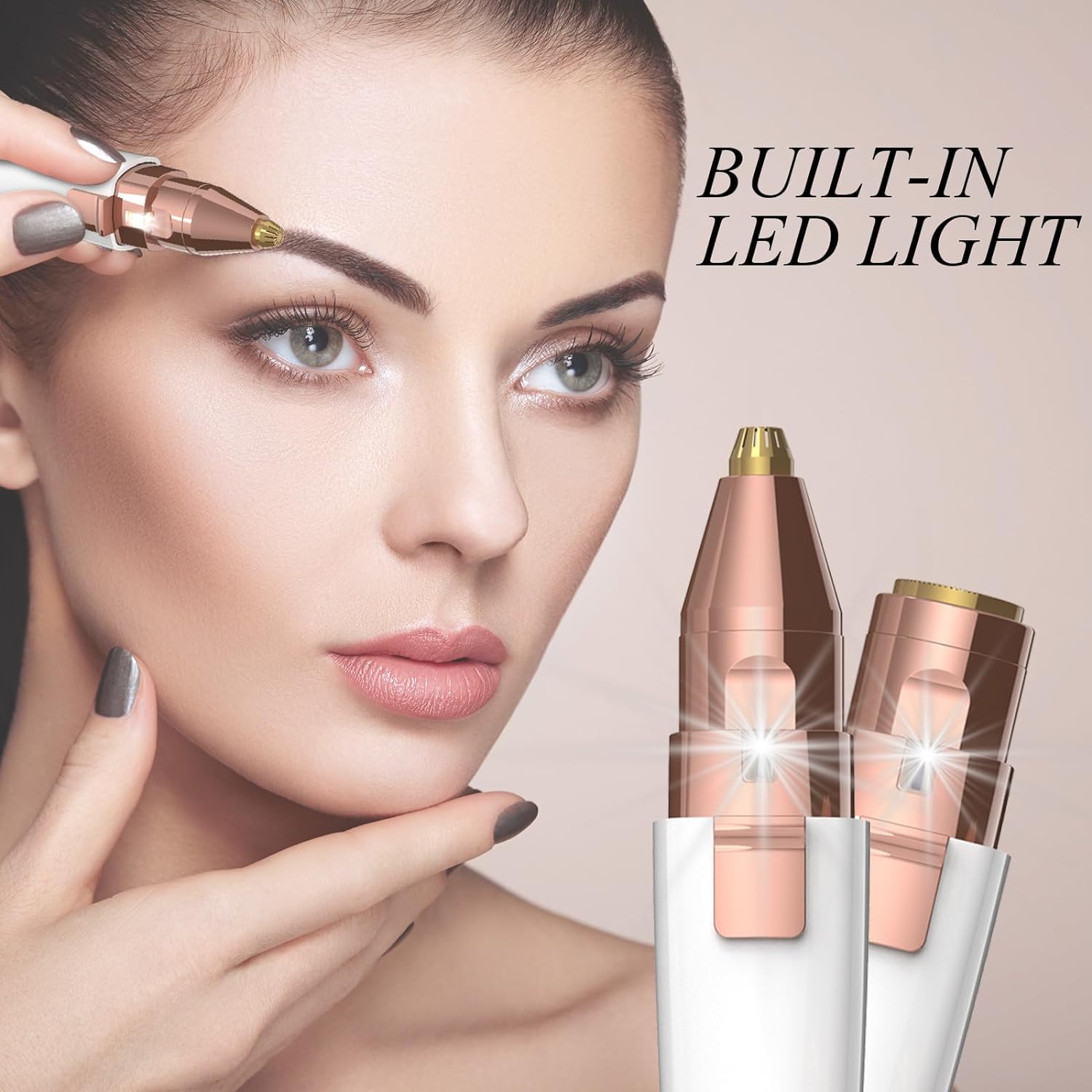 Eyebrow Facial Hair Trimmer For Women - alternate angle
