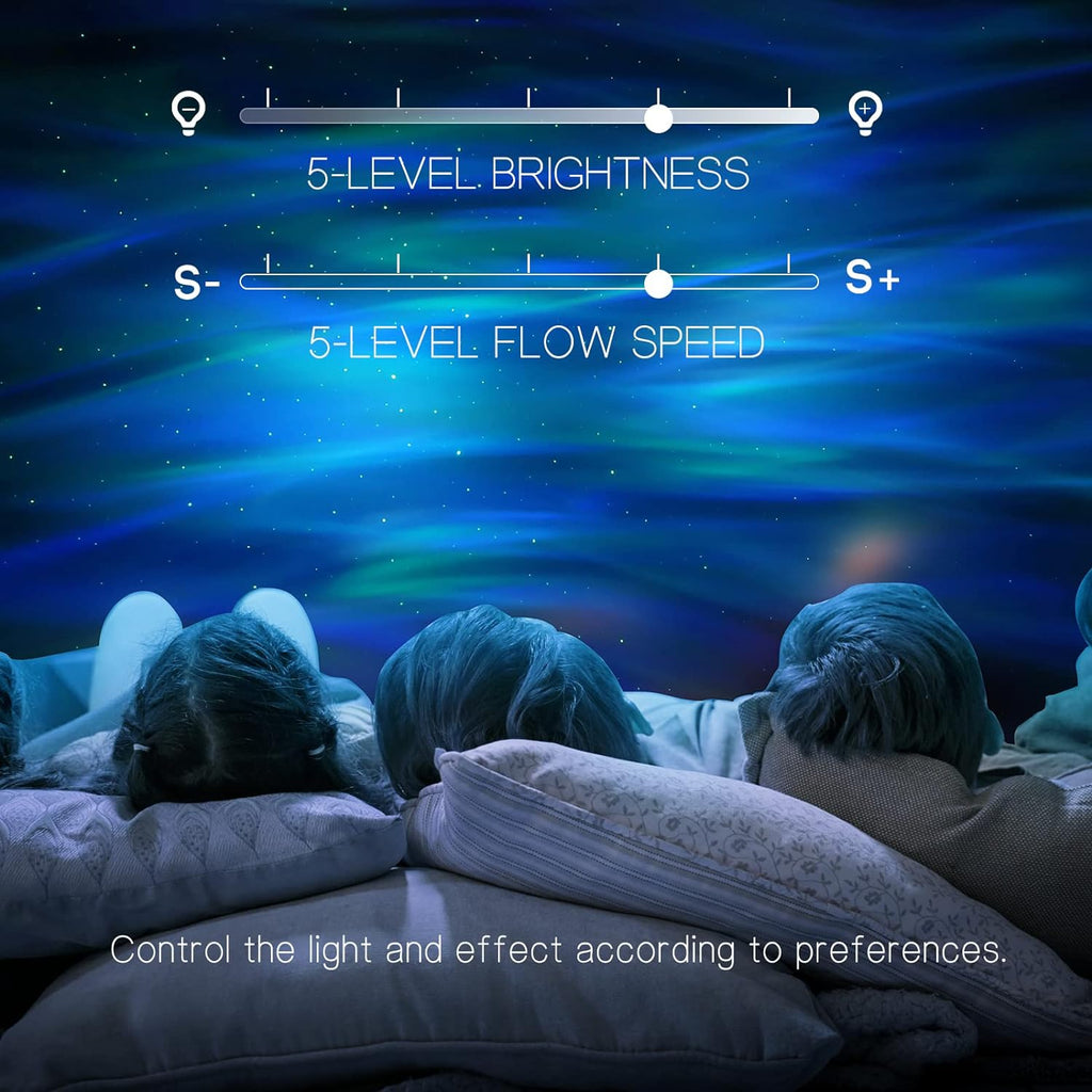 Aurora Northern Lights Projector - in use