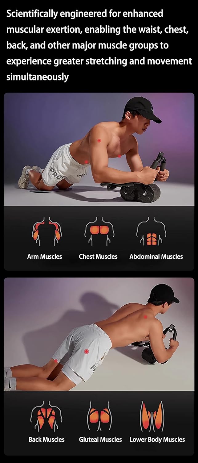 Ab Roller Wheel - in use