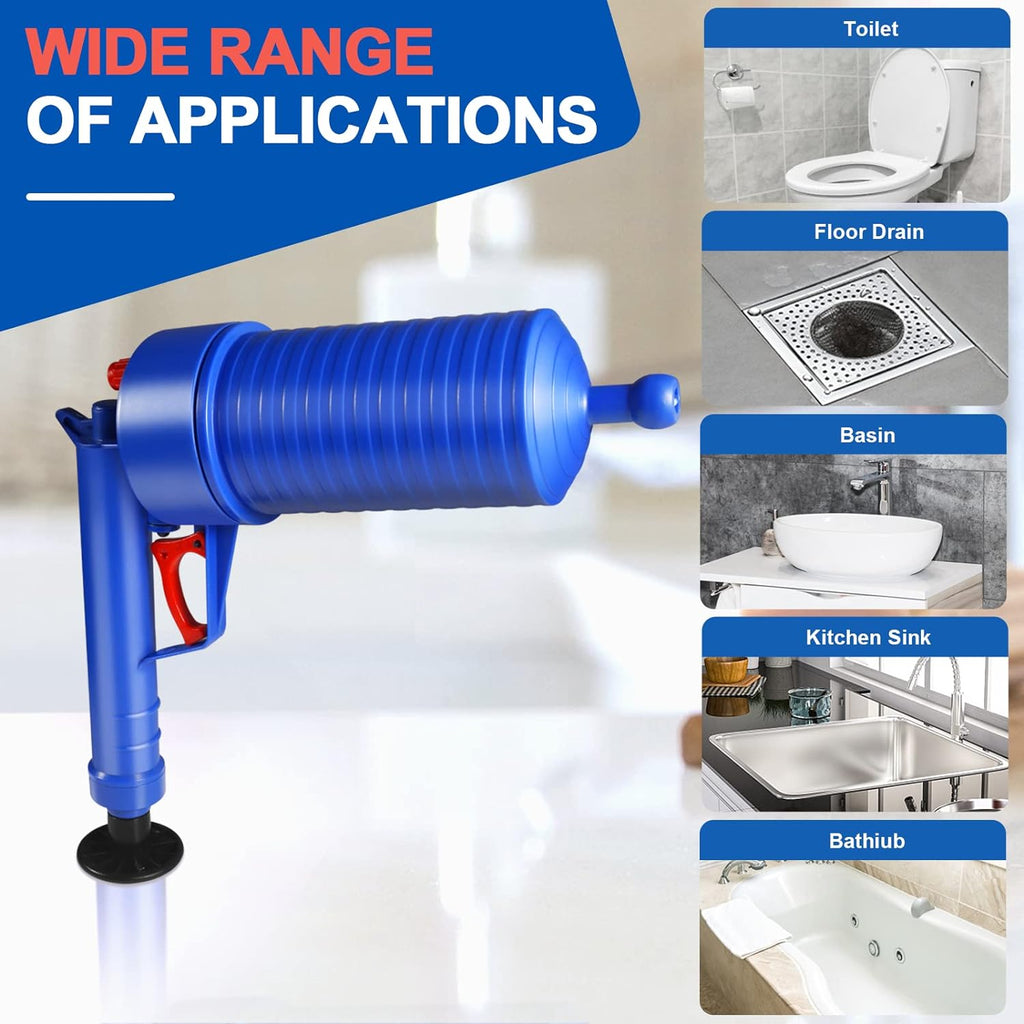 Drain Blaster Air Toilet Sink Plunger Gun Drain Clog Remover Tool - detail