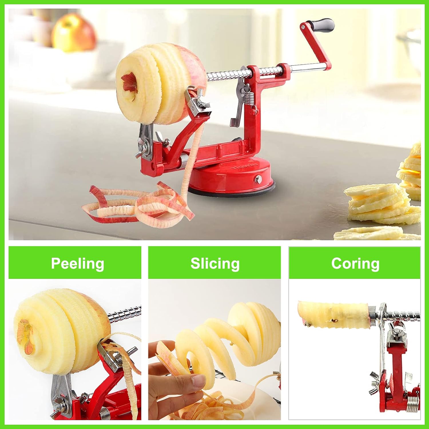 Apple Skin Peeler - detail