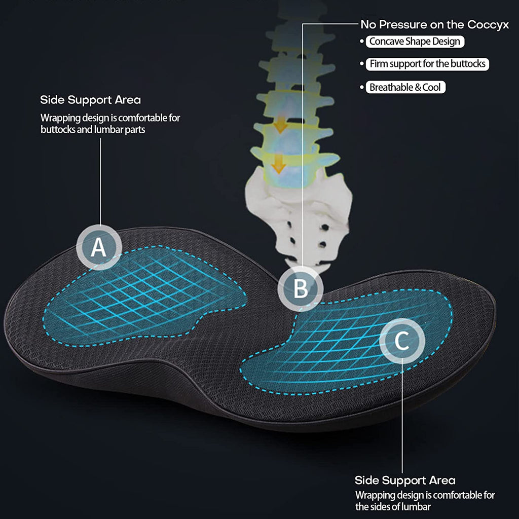 Car Seat Cushion for Shorter Drivers - alternate angle