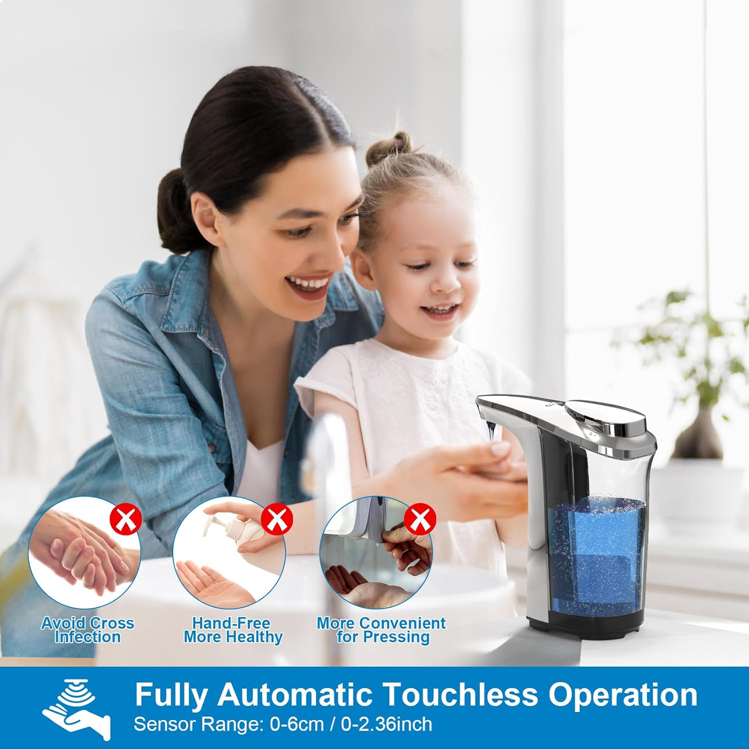 Automatic Touchless Dish Soap Dispenser For Kitchen And Bathroom - detail