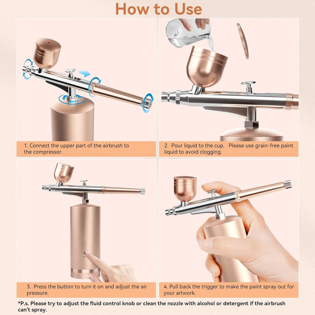 Cordless Airbrush Kit - detail