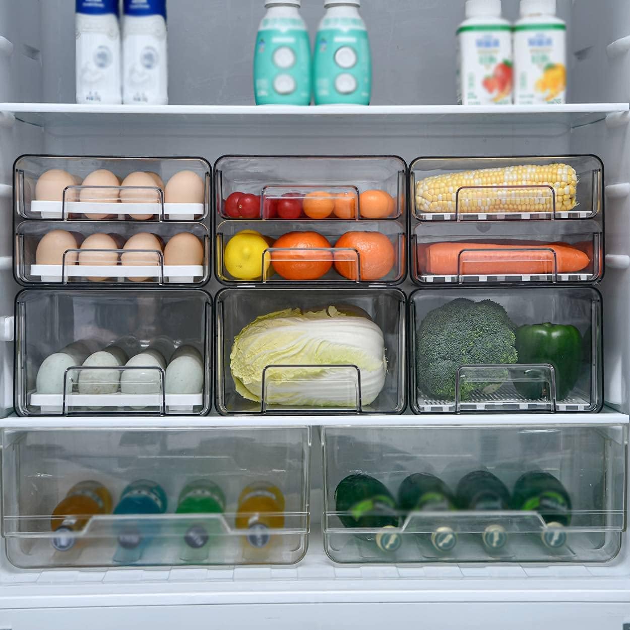 Egg Container Holder For Fridge - alternate angle
