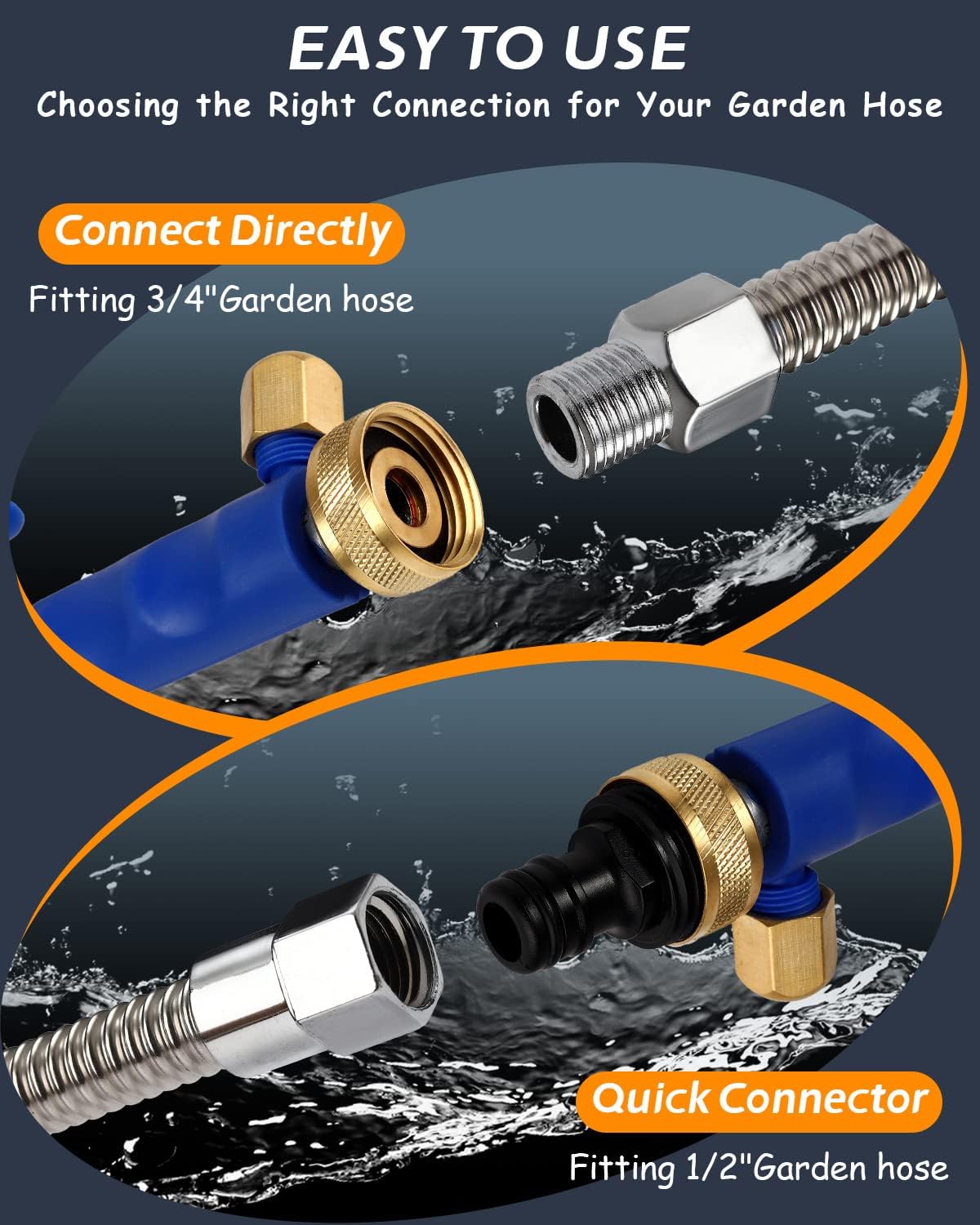 High-Pressure Washer Spray Nozzle Car Wash Water Hose - detail
