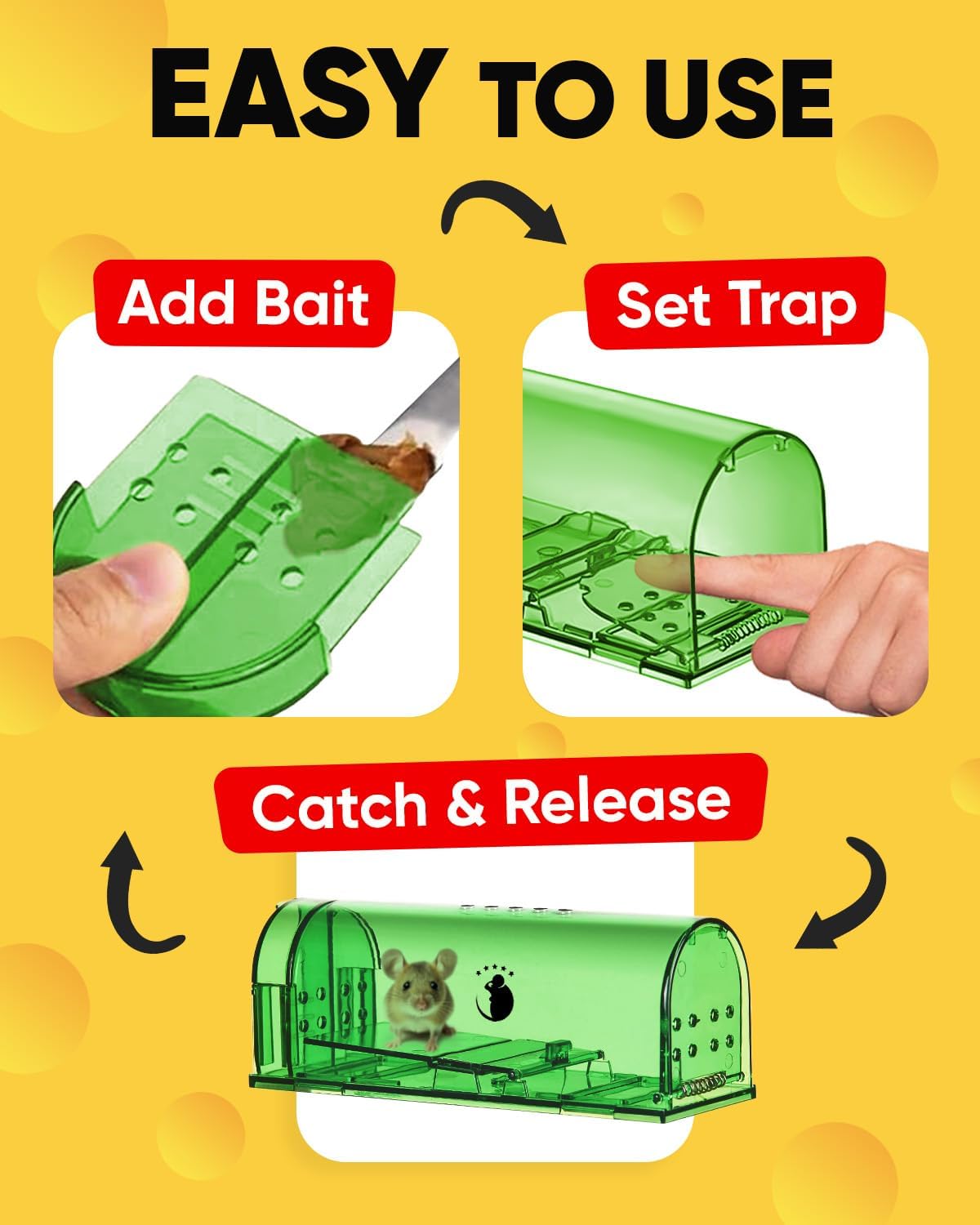 4-Pack Mouse Trap - detail