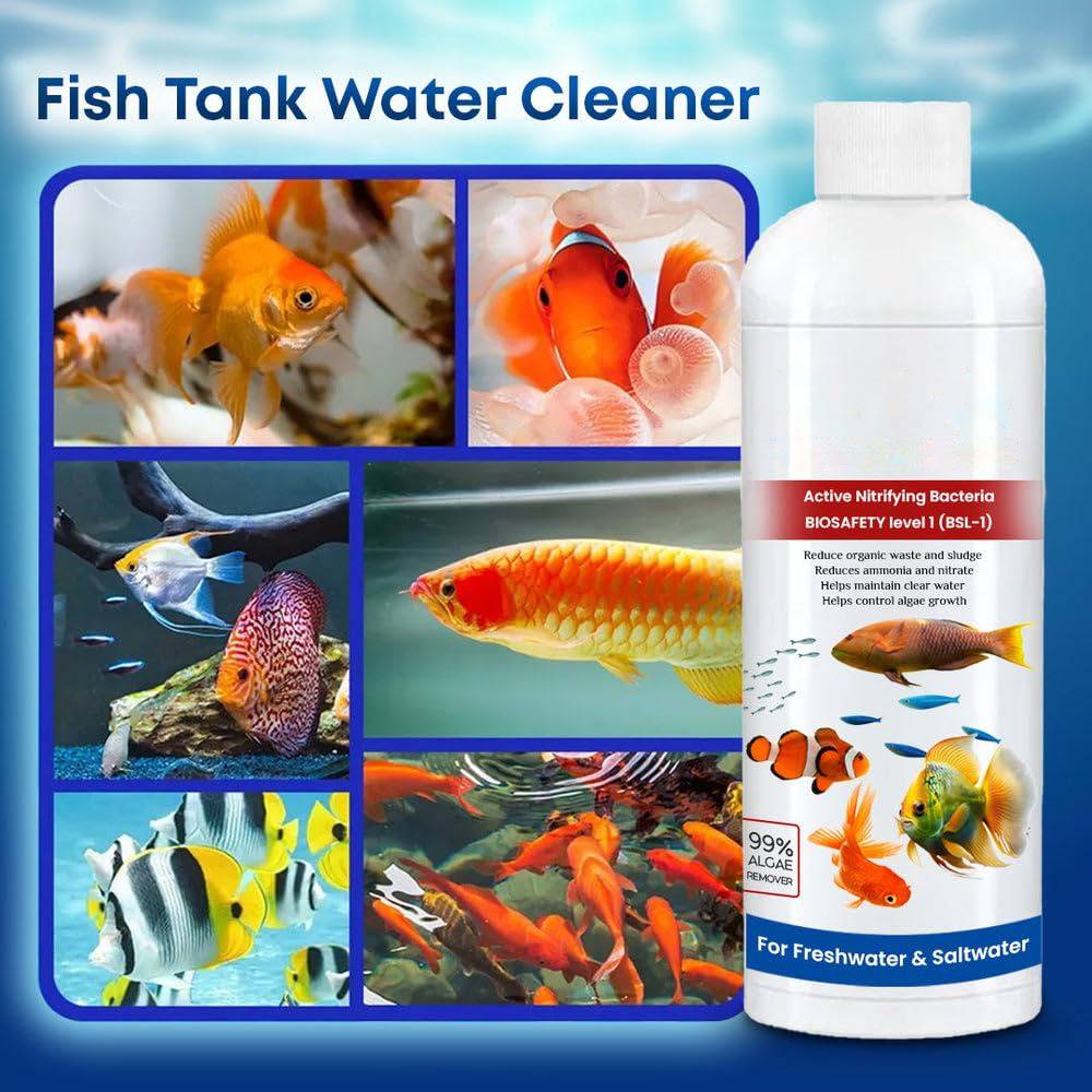 3 Pack Fish Tank Cleaner Liquid - alternate angle