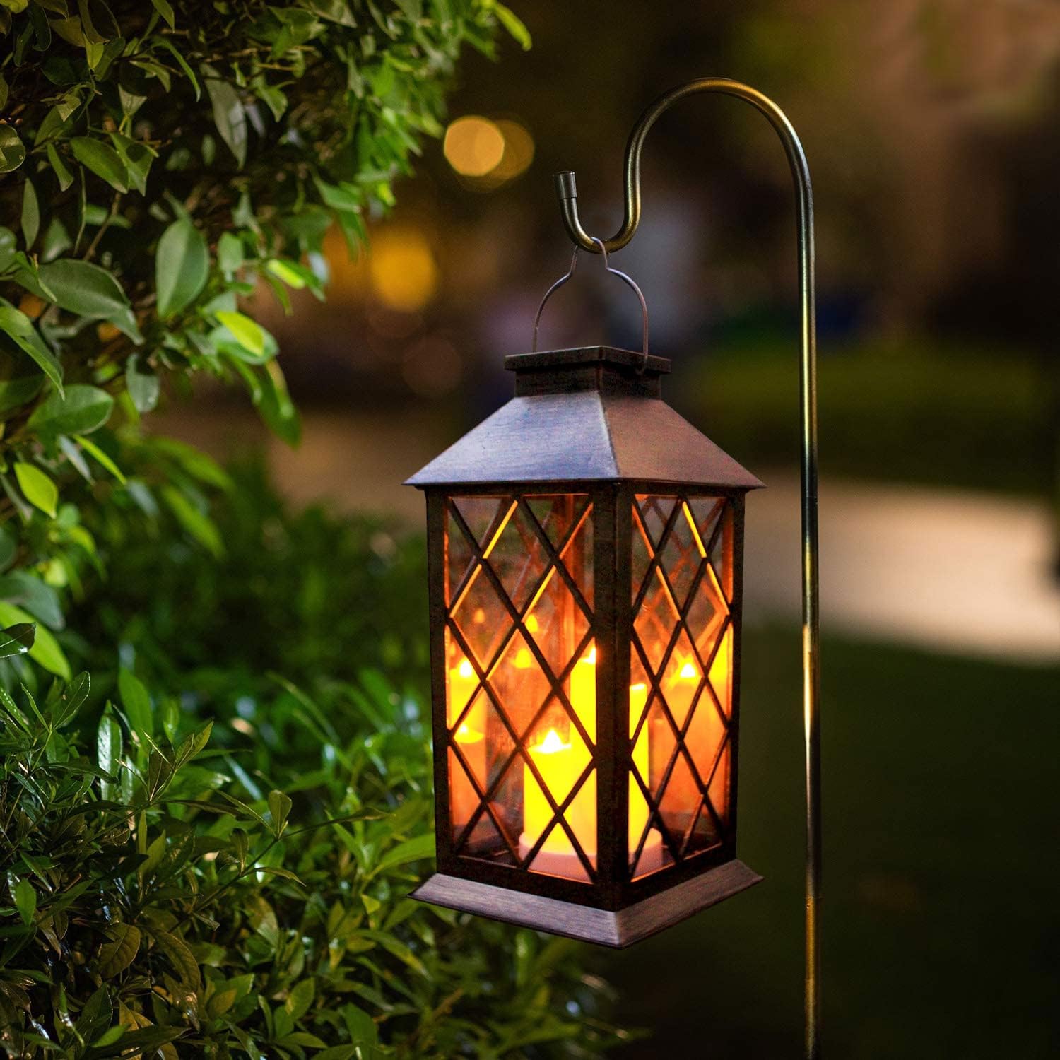 All Weather Garden Hanging Lantern - detail
