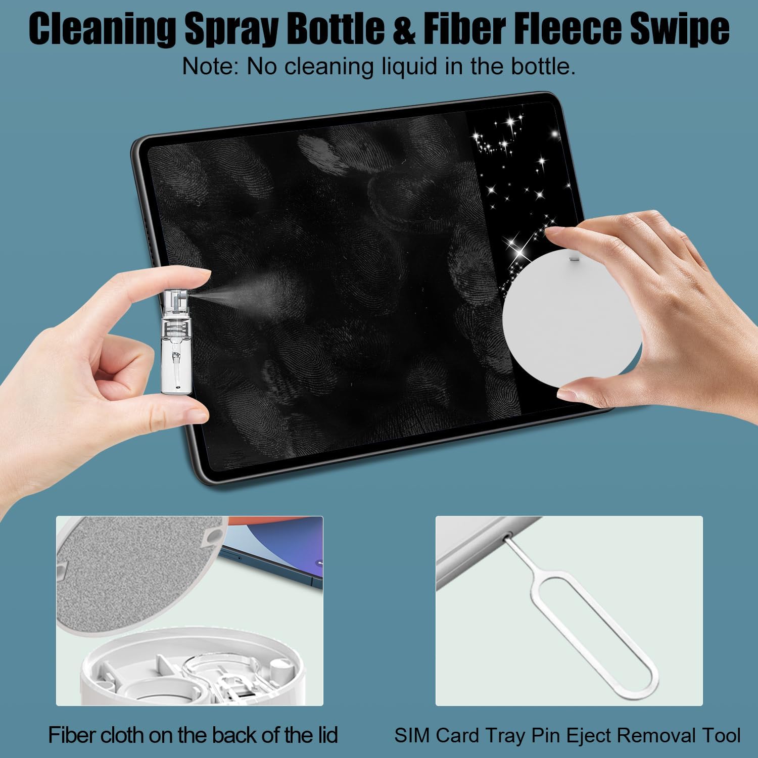 20-In-1 Keyboard Earbuds Cleaning Kit - in use