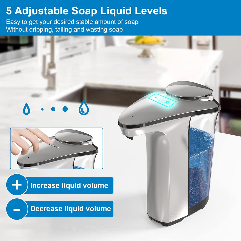 Automatic Touchless Dish Soap Dispenser For Kitchen And Bathroom - alternate angle
