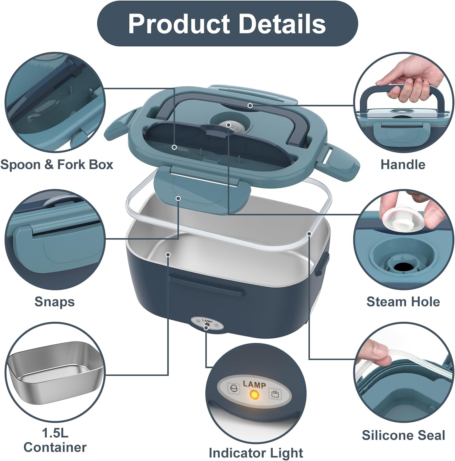 Electric Lunch Box - alternate angle