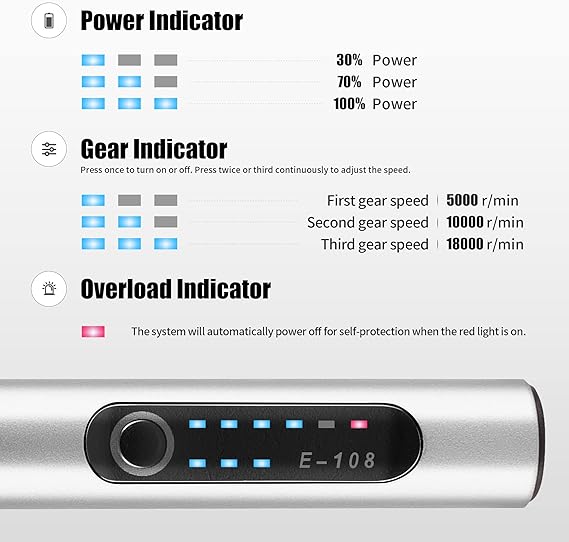 Cordless Engraving Pen - in use