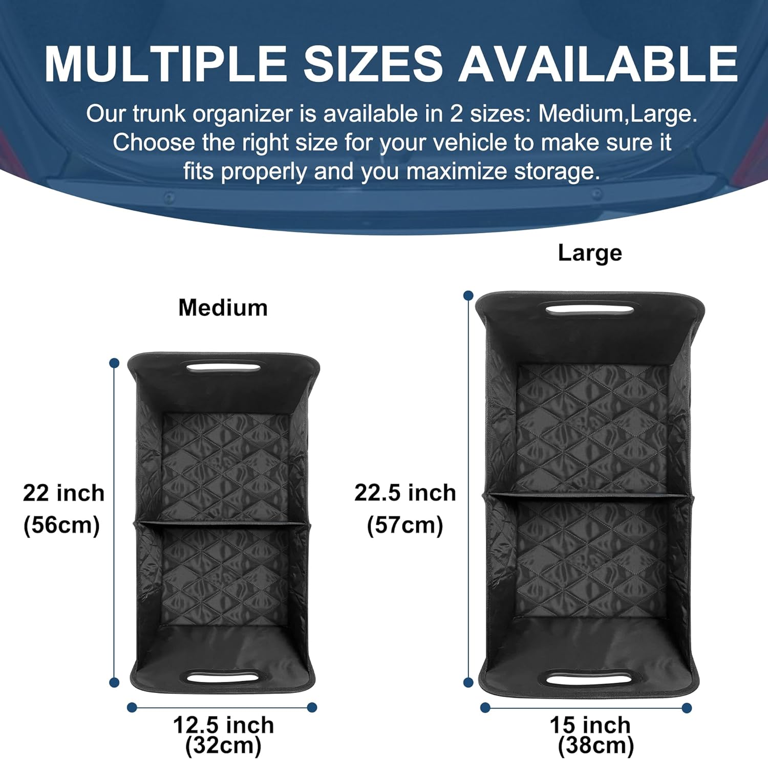 Car Trunk Storage Organizer - in use