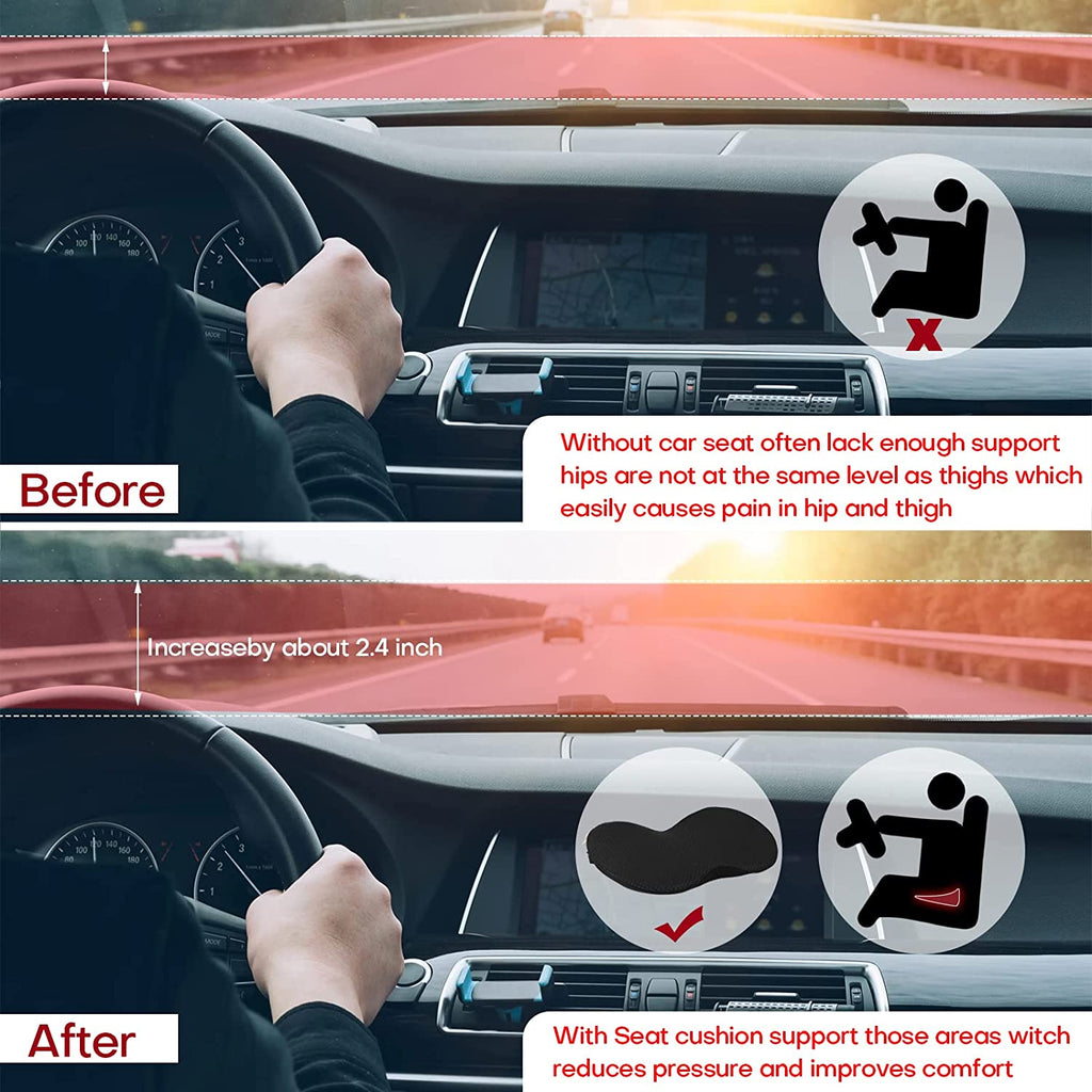Car Seat Cushion for Shorter Drivers - detail