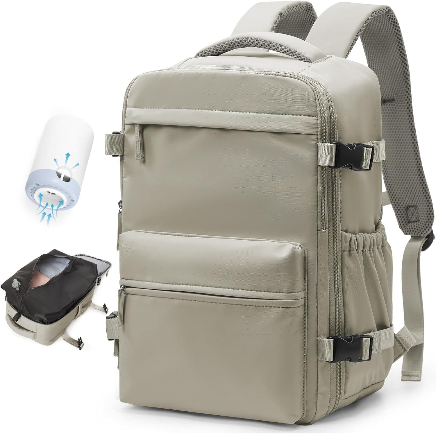 Puchica 15.6" Vacuum Compression Travel Backpack - detail