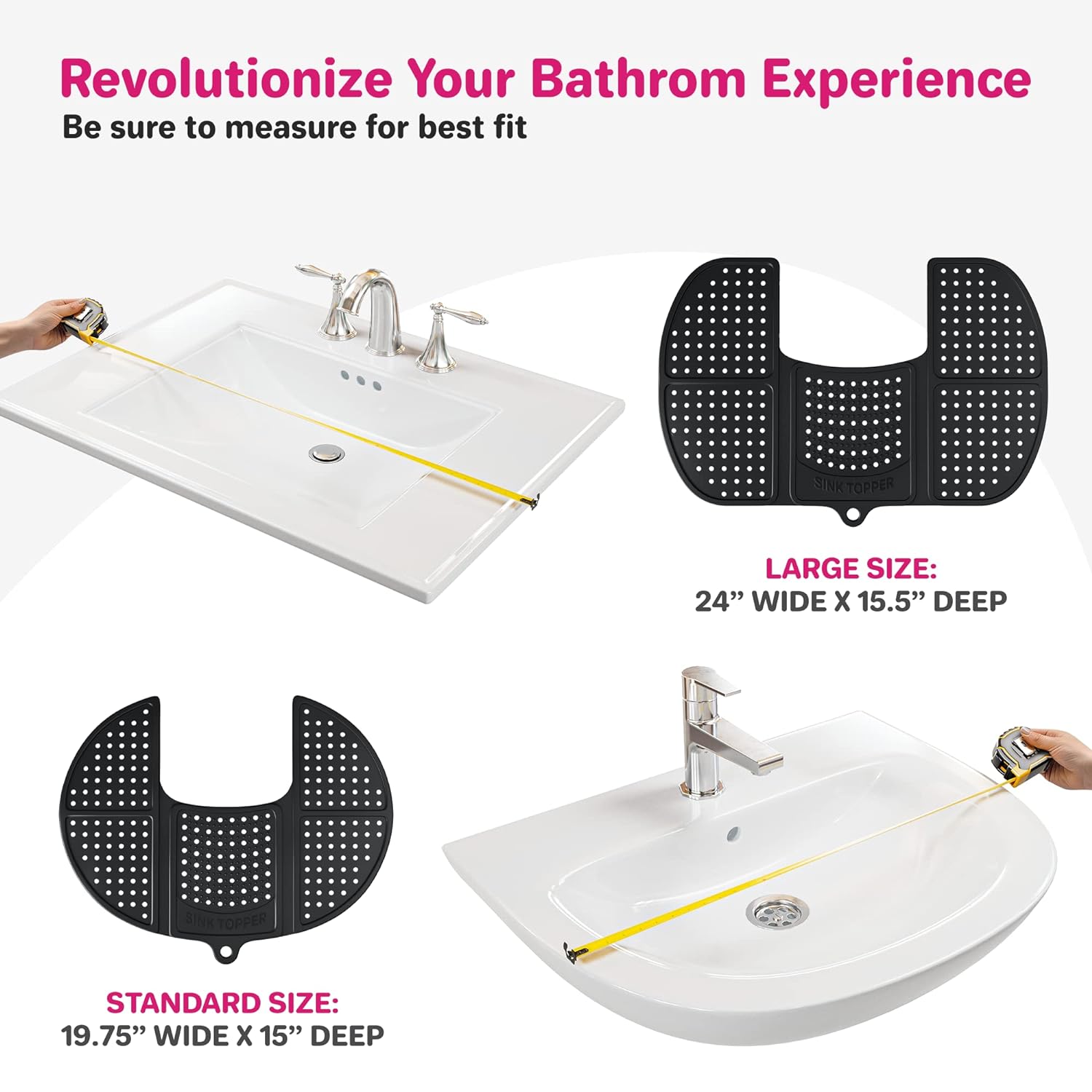 Bathroom Sink Topper Cover - alternate angle