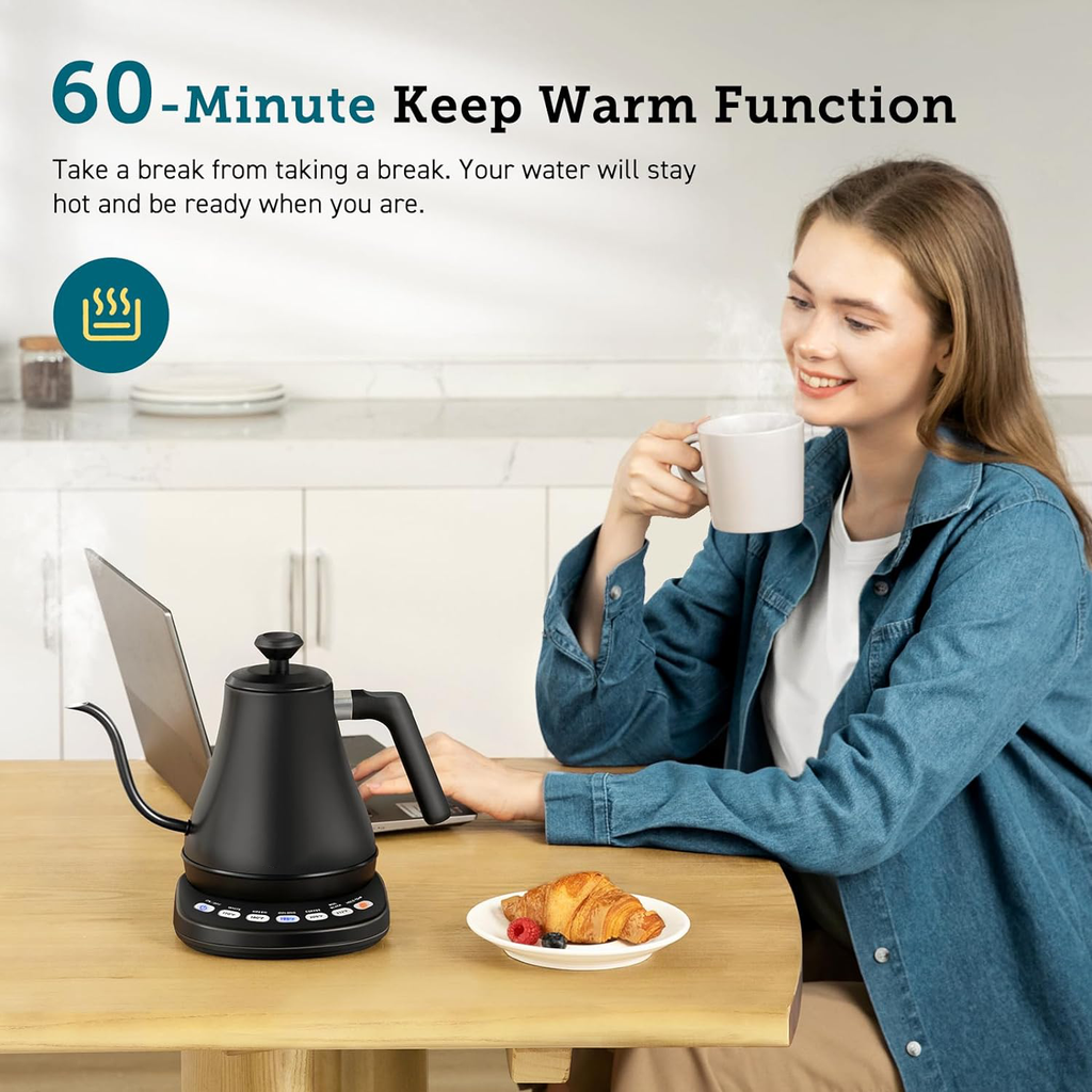 Electric Gooseneck Kettle - detail