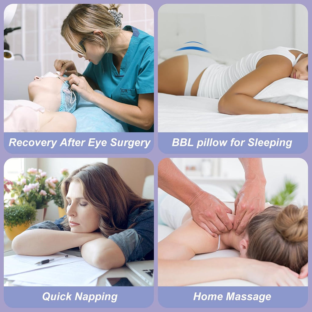 Face Down Pillow After Bbl Or Eye Surgery Stomach Sleeping