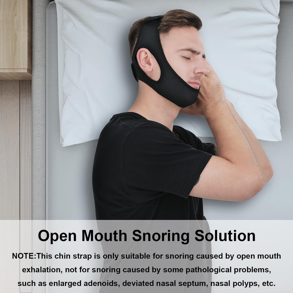 Anti Snoring Chin Strap for Sleep Apnea - alternate angle