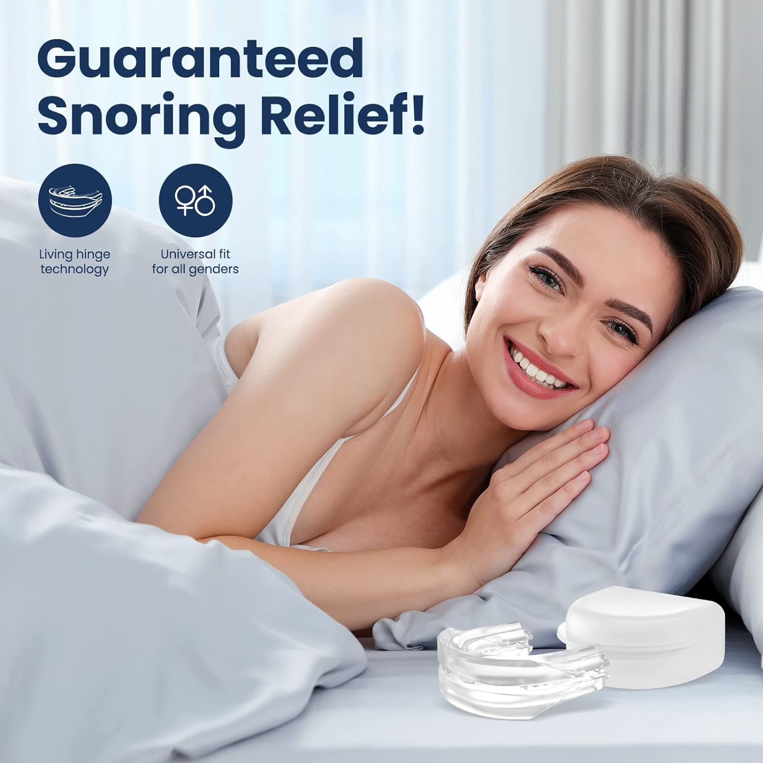 Anti-Snoring Mouthpiece Guard for Sleep Apnea - alternate angle