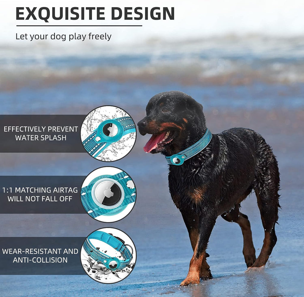 AirTag Dog Collar - in use