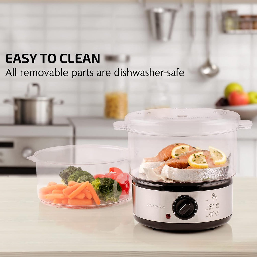 Electric Vegetable Steamer - alternate angle