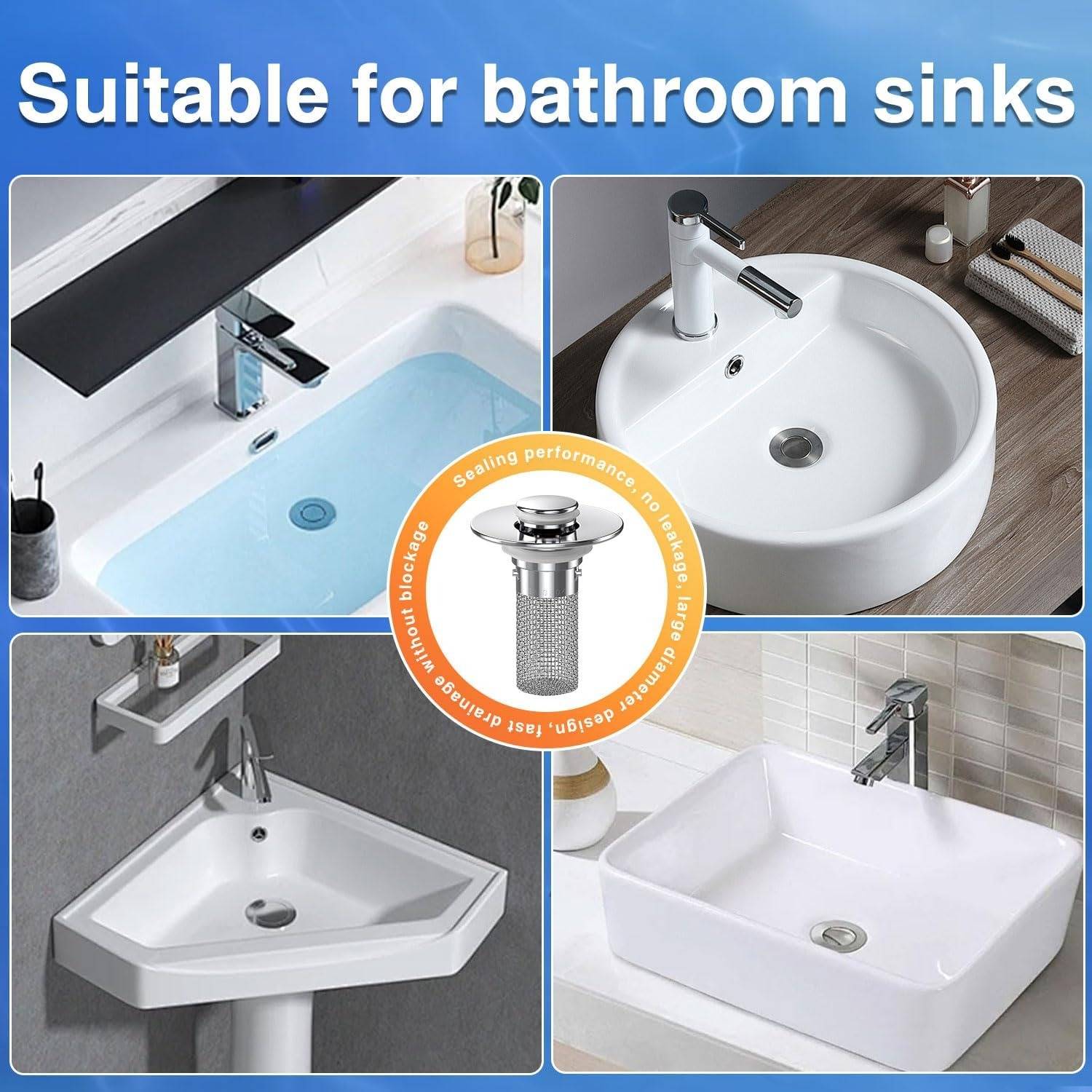 Bathroom Sink Drain Stopper - detail