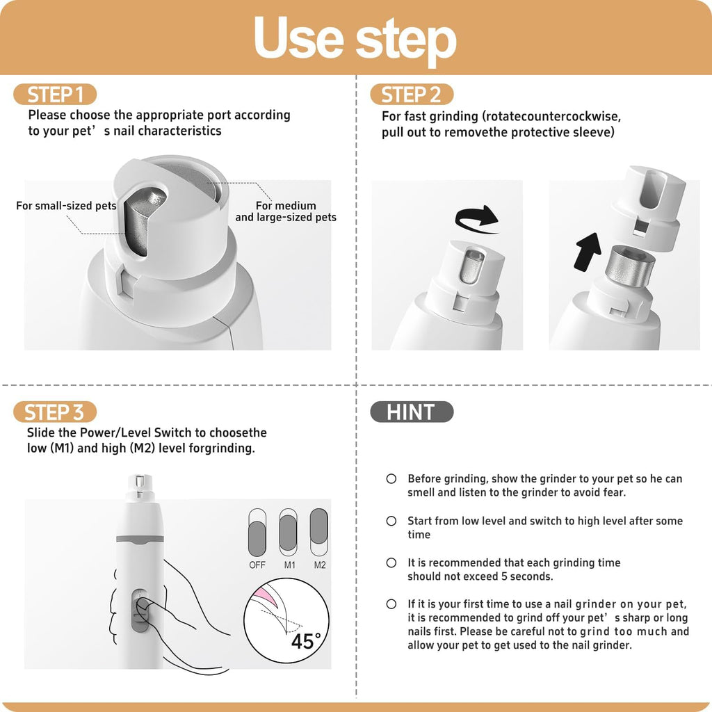 Dog Grooming Clippers Kit - alternate angle