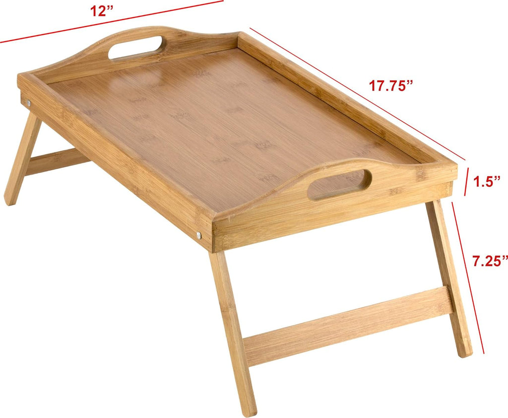 Bed Table Tray with Folding Legs - detail