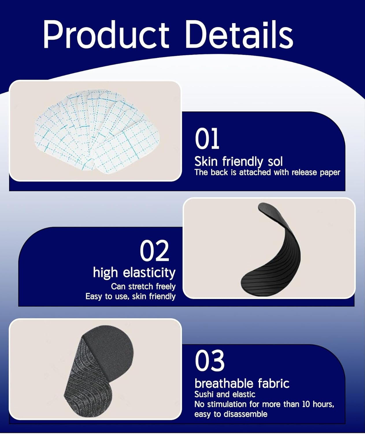 Anti Snoring Patch Nose Breathing Correction - alternate angle