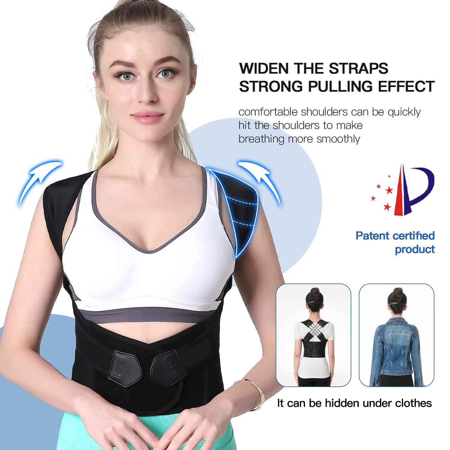 Back Posture Corrector - in use