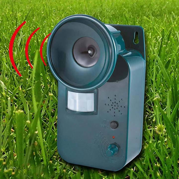 Outdoor Ultrasonic Animal Repeller - alternate angle