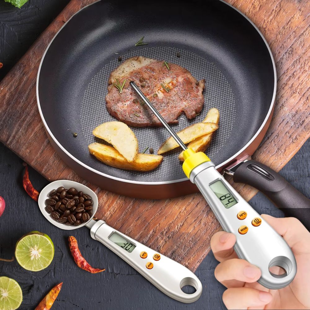 2-in-1 Digital Spoon Scale & Food Thermometer - detail