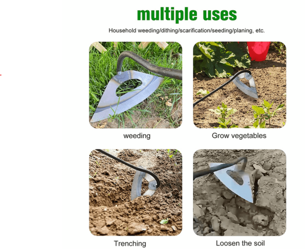 All Steel Hollow Hoe For Gardening - detail