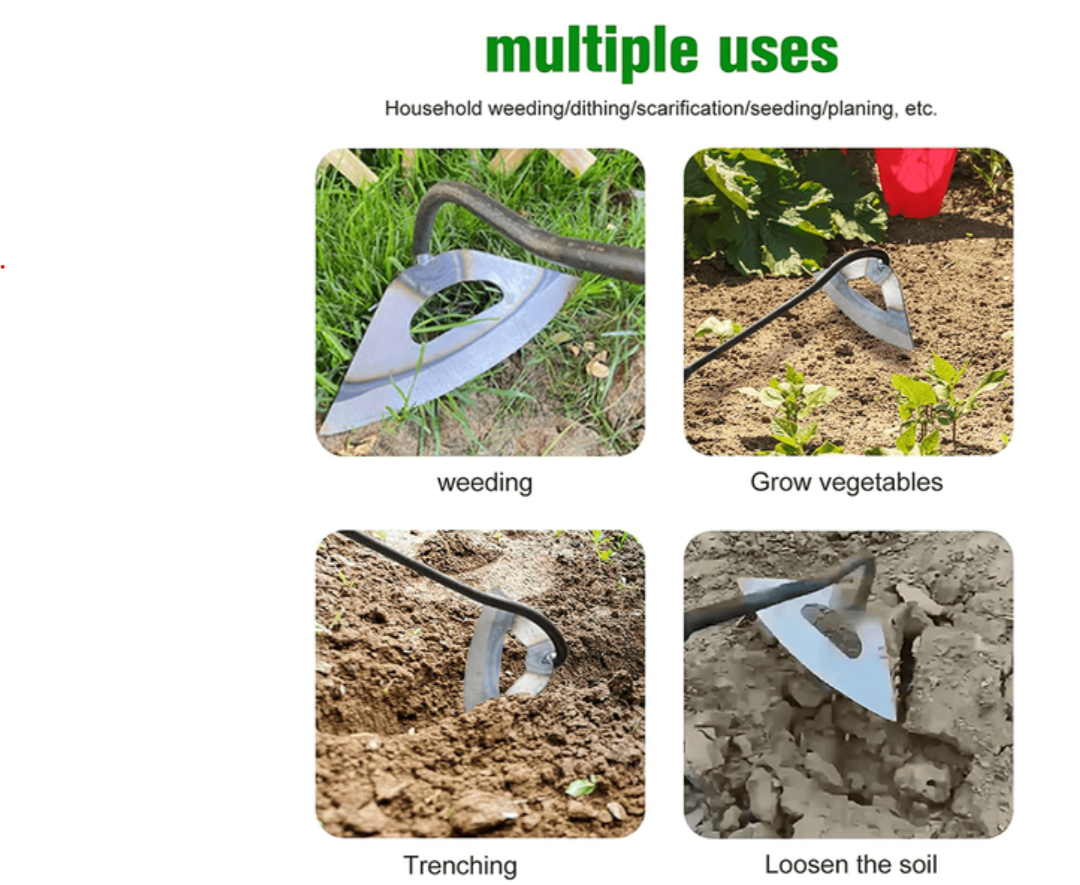 All Steel Hollow Hoe For Gardening - detail