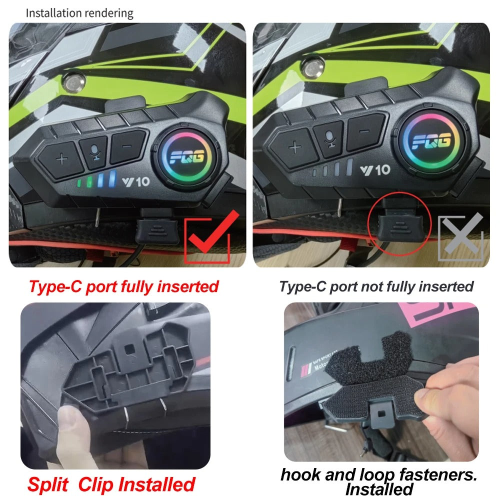 Bluetooth For Motorcycle Helmet - detail