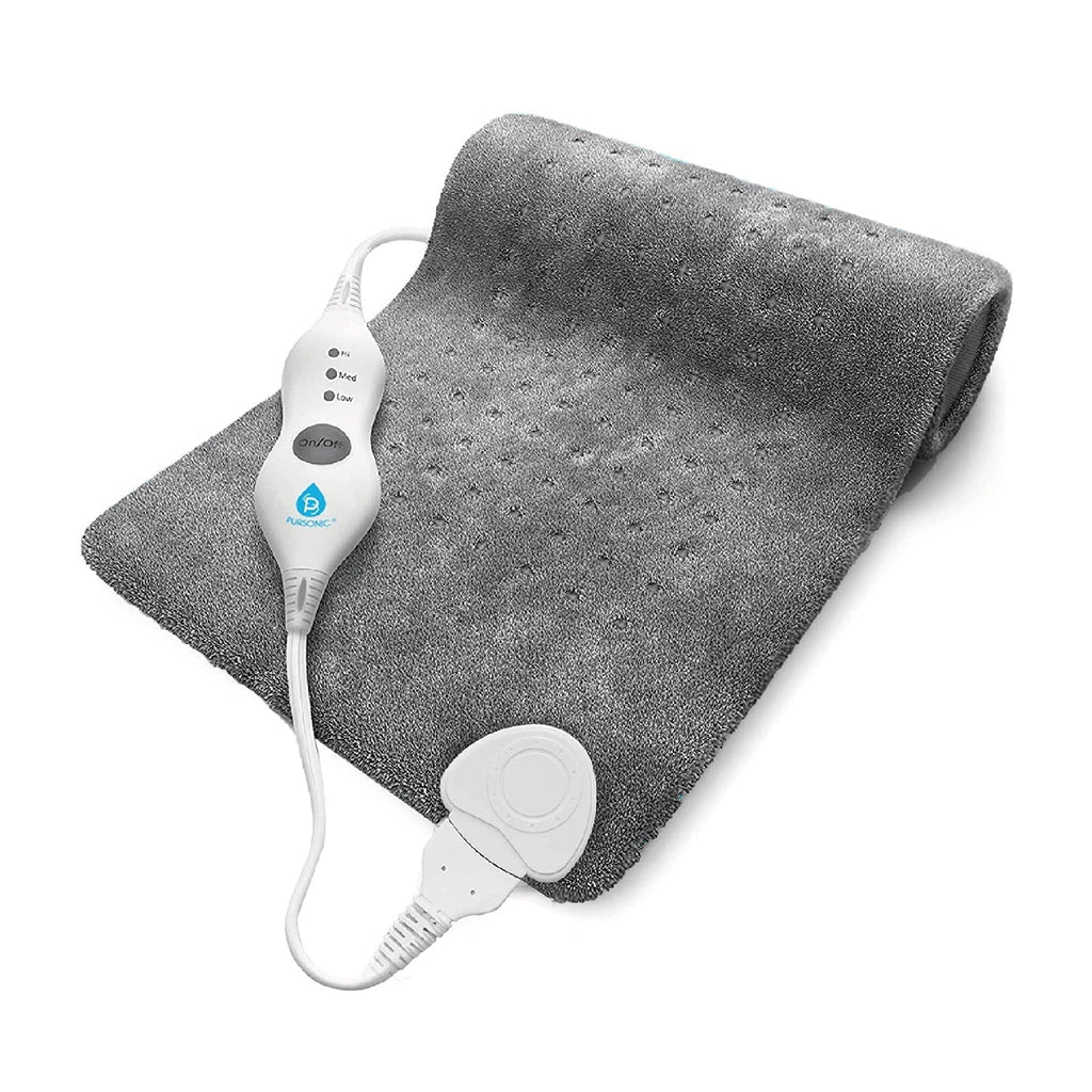 Electric Heating Pad - in use