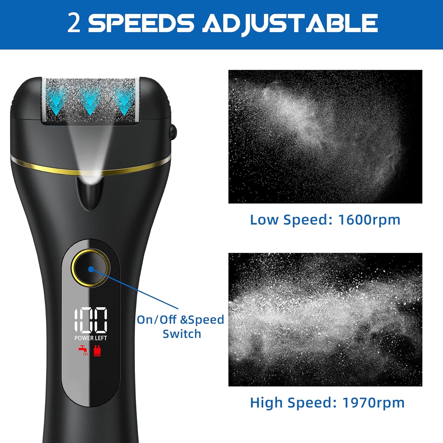 Electric Callus Remover - alternate angle