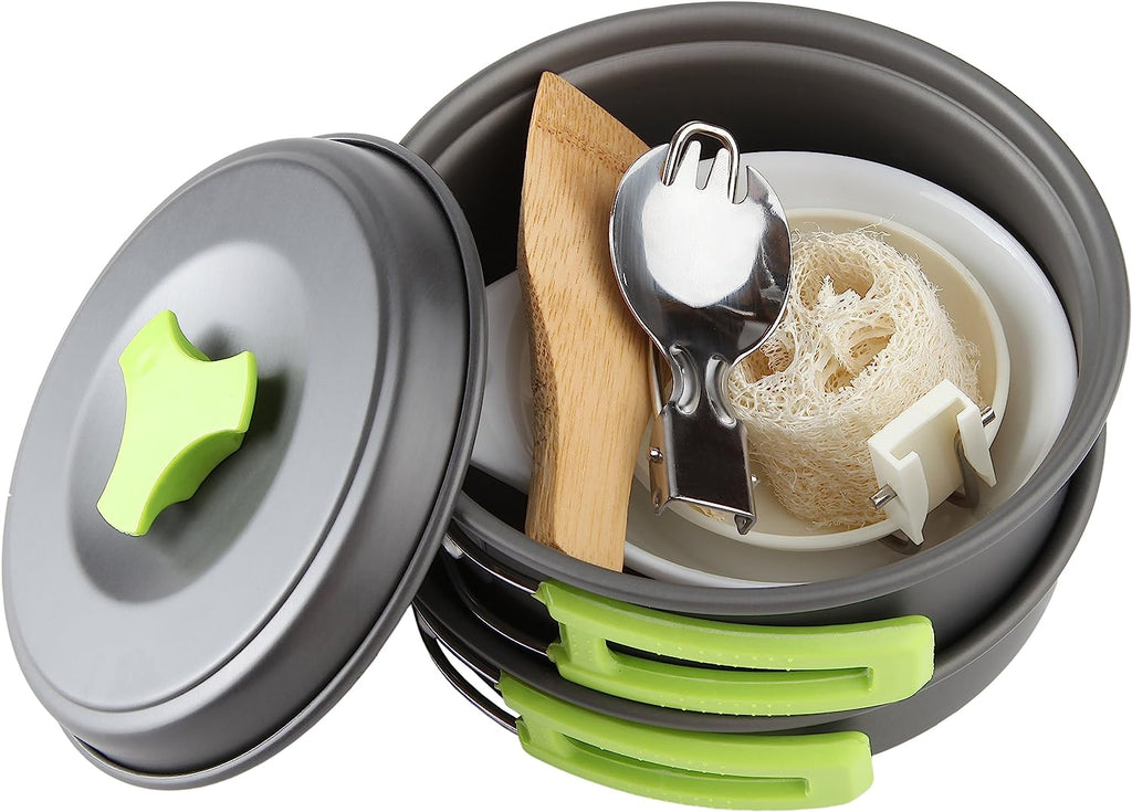Camping Cookware Backpacking Pots And Pans - alternate angle