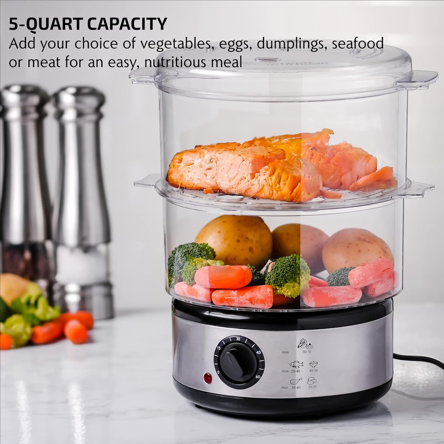 Electric Vegetable Steamer - detail