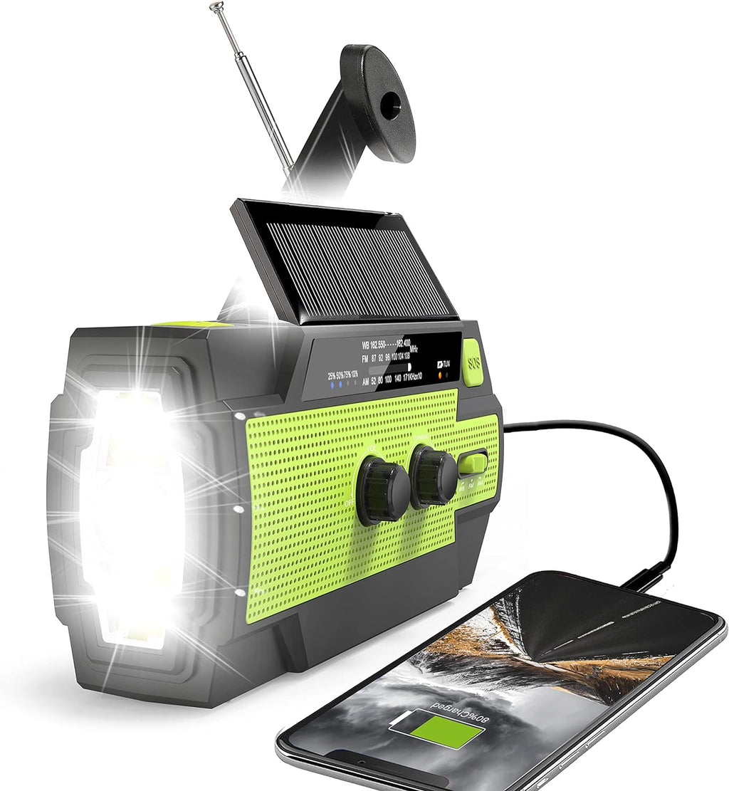 Emergency Crank Weather Radio - alternate angle