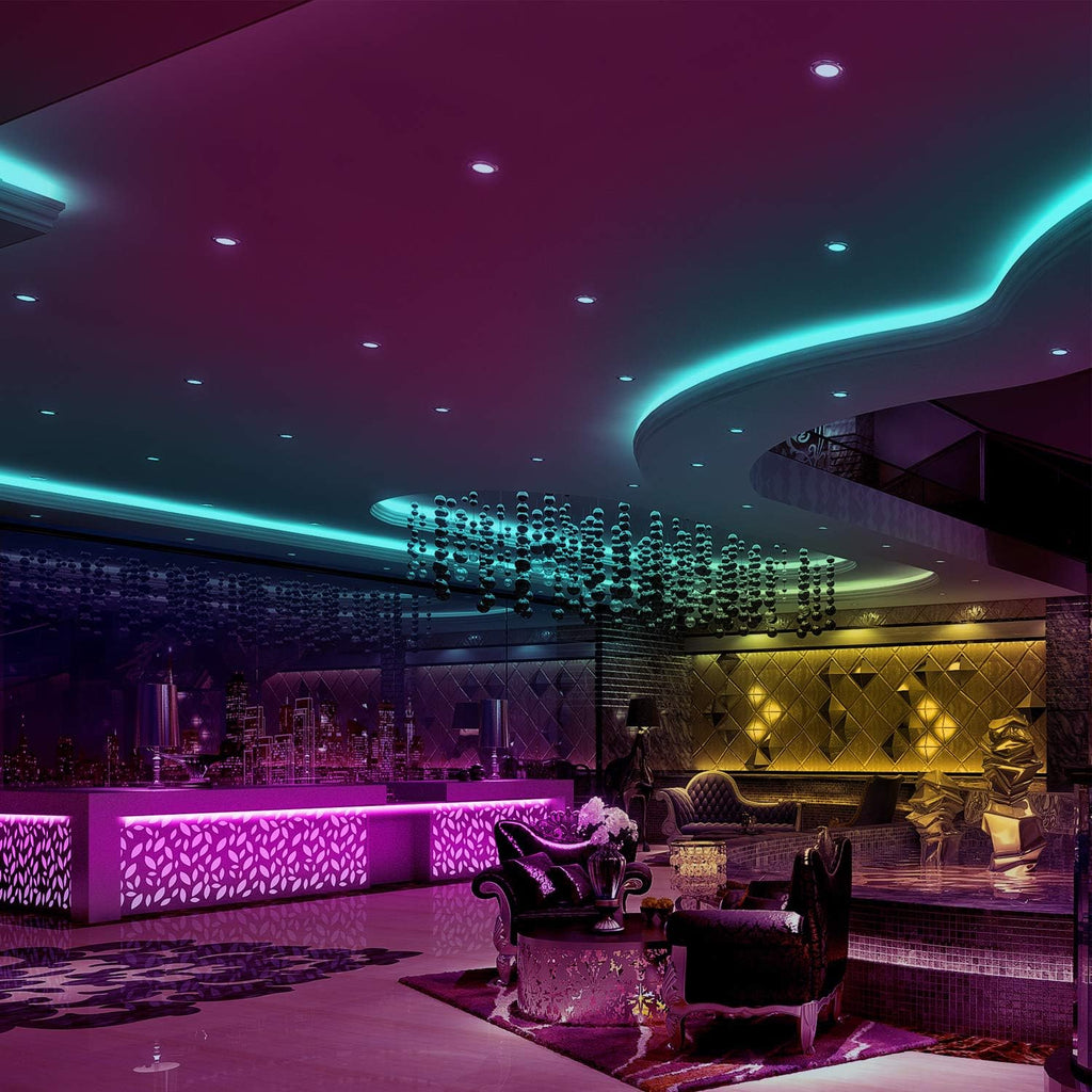 32ft LED Strip Light - Flexible RGB Color Changing Tape Light with - detail