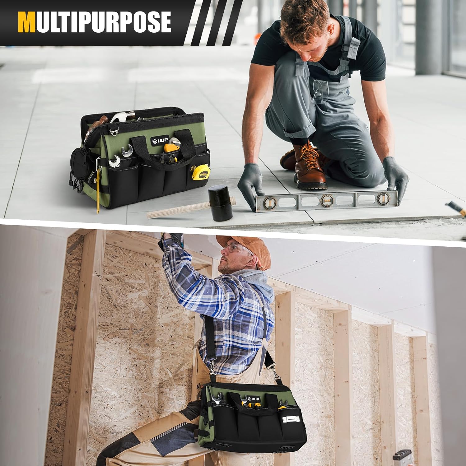 Heavy Duty Open Tools Tote Bag - in use
