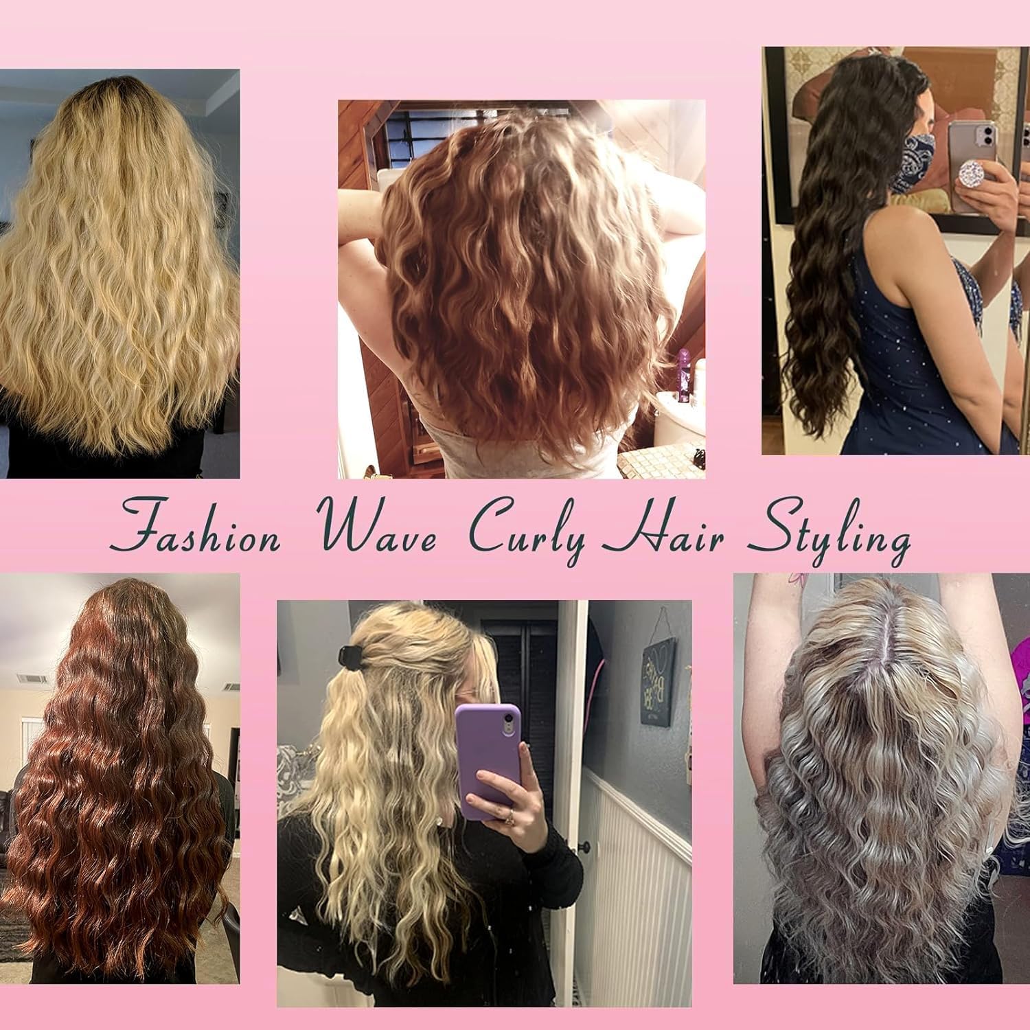 Curling Iron Hair waver - alternate angle