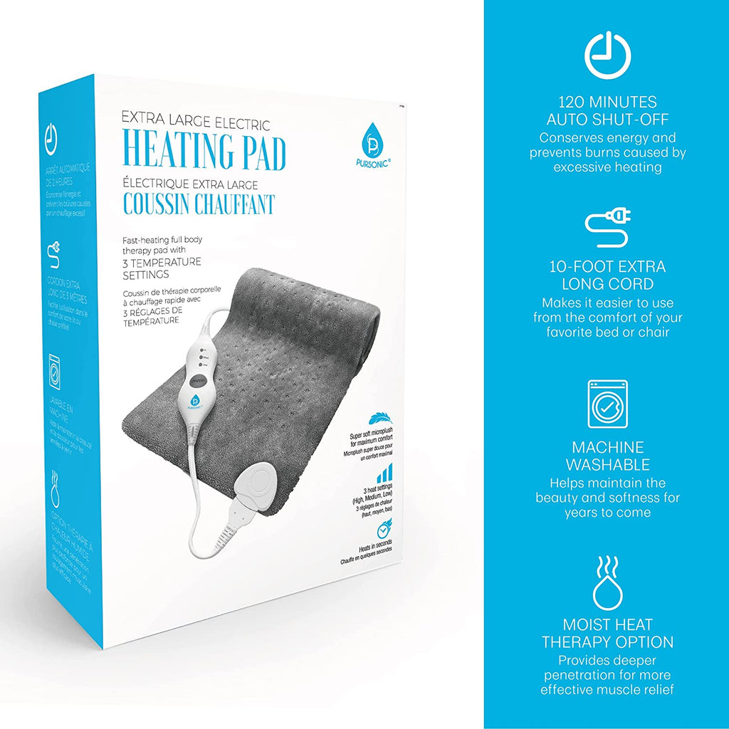 Electric Heating Pad - alternate angle